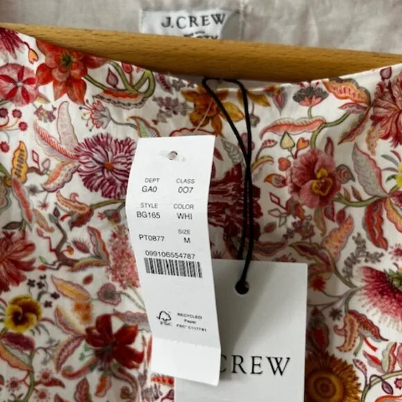 J. Crew Liberty print blouse - Picture 3 of 6